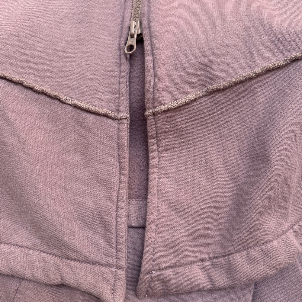 Prairie Underground - Dusty Purple Hooded Long Sleeve Hoodie Jacket/Dress - S - Picture 6 of 7